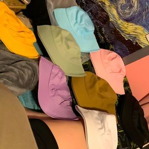Bucket hats of all colors/ one size fits all/ brand new/ each sold separately